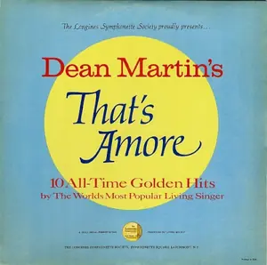 Stock cover art for Dean Martin – That’s Amore (not a photo of this copy)