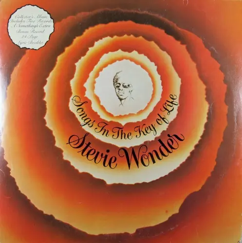 Stock cover art for Stevie Wonder – Songs In The Key Of Life (not a photo of this copy)