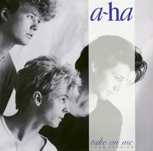 Stock cover art for A-Ha – Take On Me (not a photo of this copy)