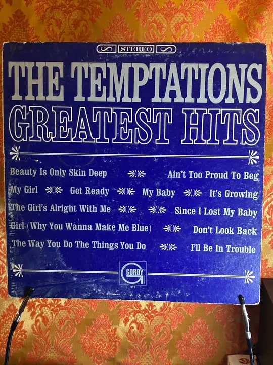 The Temptations – Greatest Hits record sleeve