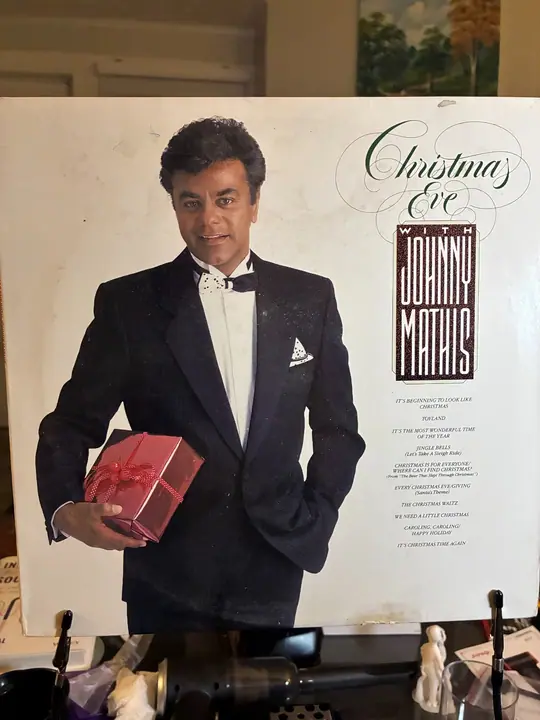 Johnny Mathis – Christmas Eve record sleeve