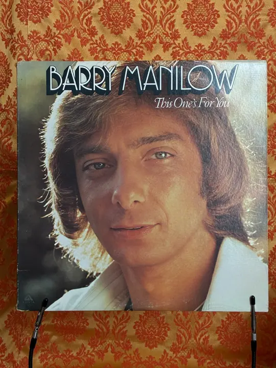Barry Manilow – This One 's For You record sleeve
