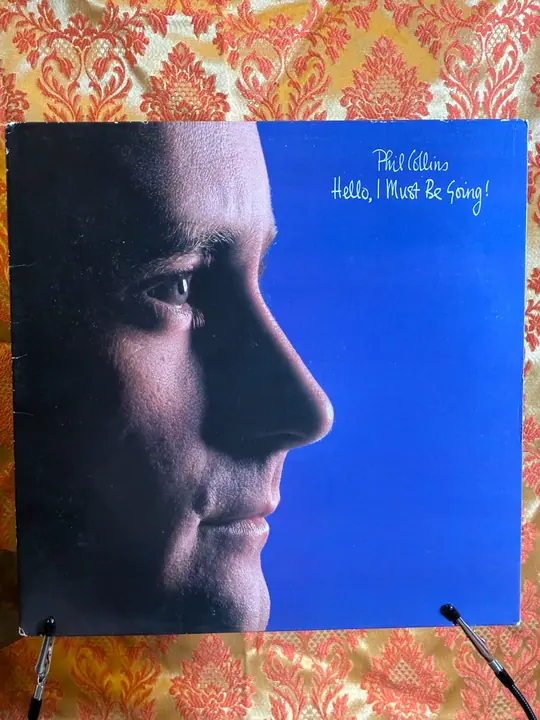 Phil Collins Hello I Must Be Going record sleeve