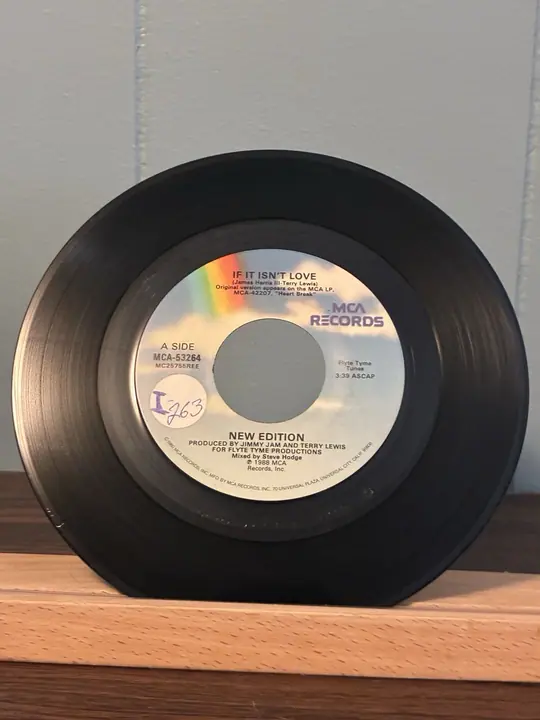 New Edition – If It Isn’t Love record sleeve