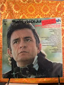Johnny Cash – The World of Johnny Cash record sleeve