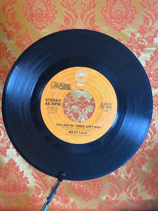 Meat Loaf – Two Out Of Three Ain't Bad record sleeve