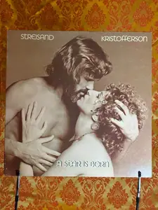 Barbra Streisand, Kris Kristofferson – A Star Is Born record sleeve