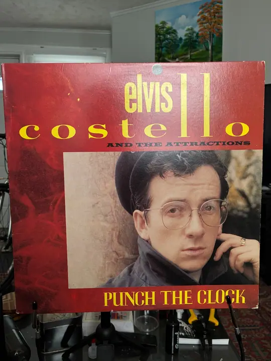 Elvis Costello – Punch the Clock record sleeve