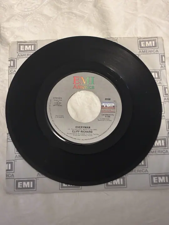 Cliff Richard – A Little In Love / Everyman record sleeve