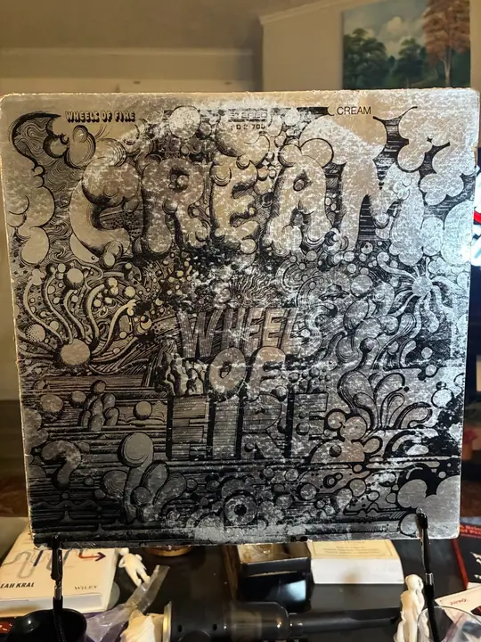 Cream, Eric Clapton – Wheels of Fire record sleeve