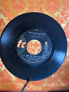 KC & The Sunshine Band – Please Don't Go record sleeve