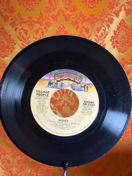 Village People – Sleazy / Ready For The 80's record sleeve