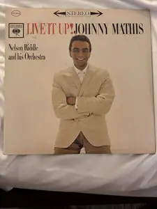 Johnny Mathis – Live It Up! record sleeve