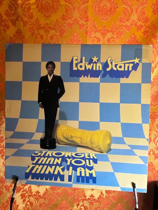 Edwin Starr – Stronger Than You Think record sleeve