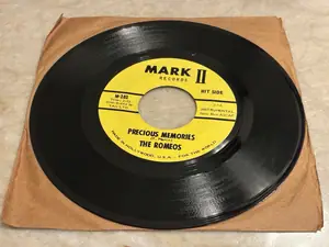 The Romeos – Precious Memories record sleeve