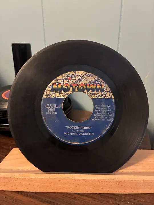 Michael Jackson – Rockin' Robin record sleeve
