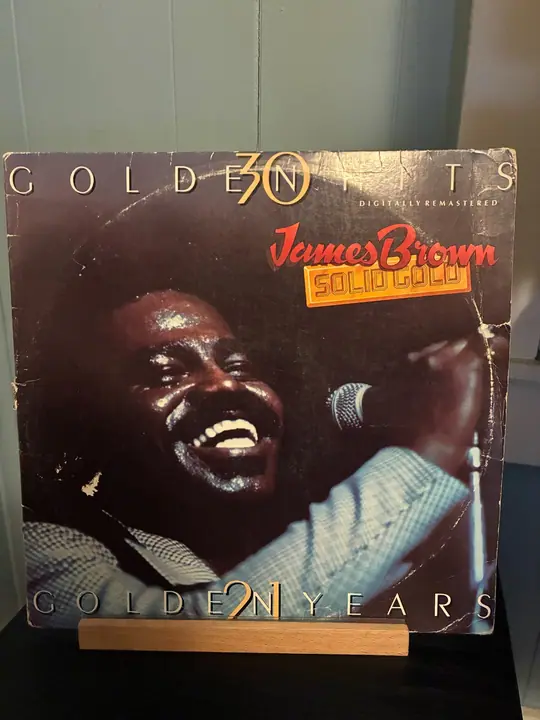 James Brown – Solid Gold: 30 Golden Hits record sleeve