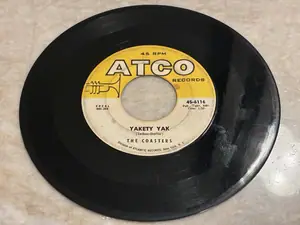 The Coasters – Yakety Yak / Zing! record sleeve