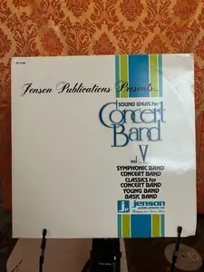 Sound Ideas for Concert Band – Jenson Concert Band Vol . V record sleeve