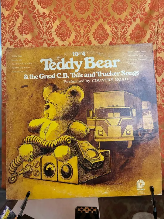 Teddy Bear & The Great – Talk and Trucker Songs record sleeve
