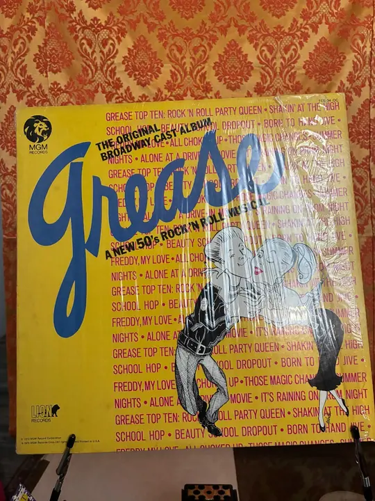 Grease – Grease Original Broadway Cast record sleeve