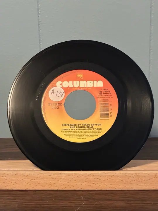 Peabo Bryson – A Whole New World record sleeve