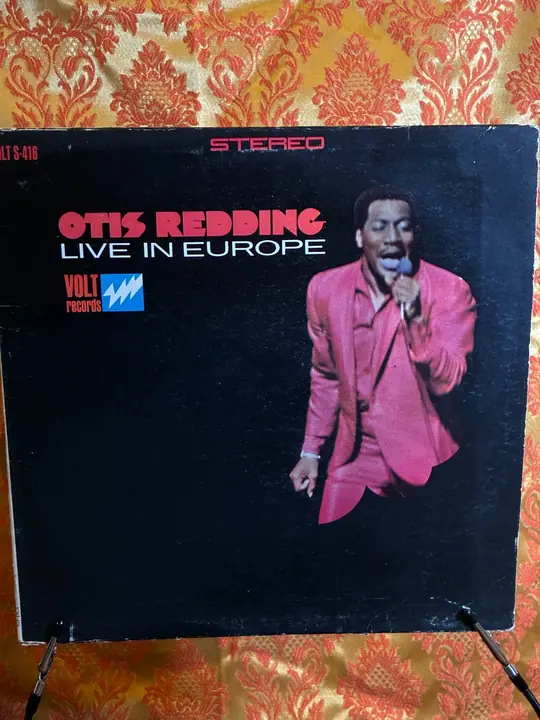 Otis Redding – Otis Redding Live In Europe record sleeve