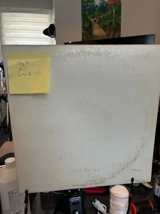 The Beatles – The Beatles (White Album) record sleeve