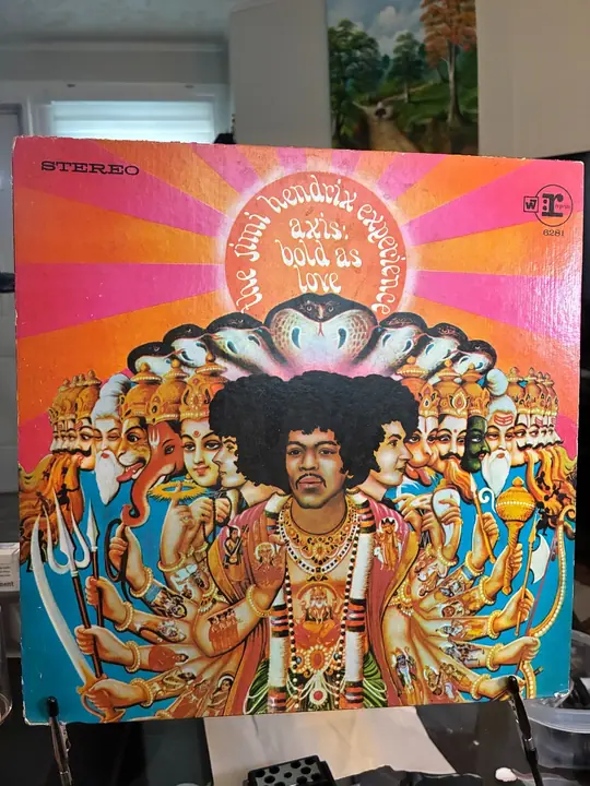 Jimi Hendrix Experience – Axis Bold As Love record sleeve