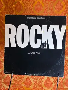 Rocky, Bill Conti – Rocky Original Motion Picture Score record sleeve