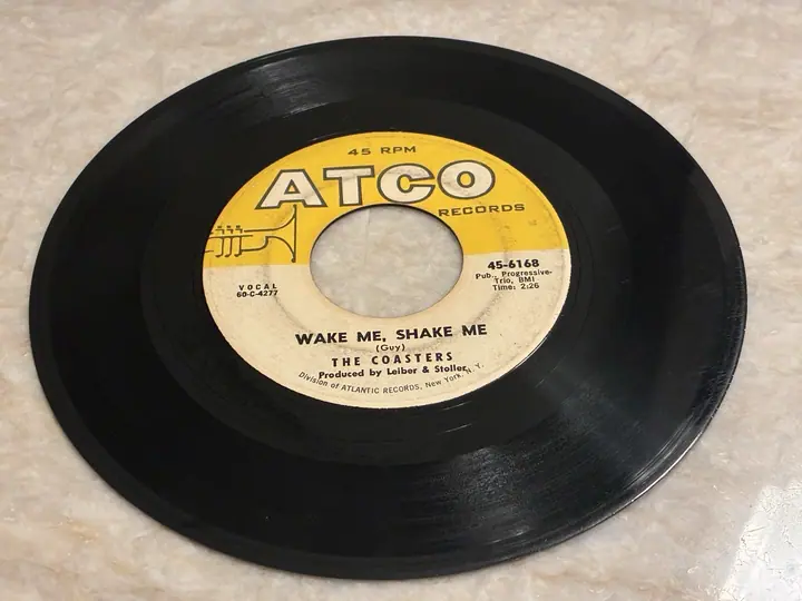 The Coasters – Wake Me Shake Me record sleeve