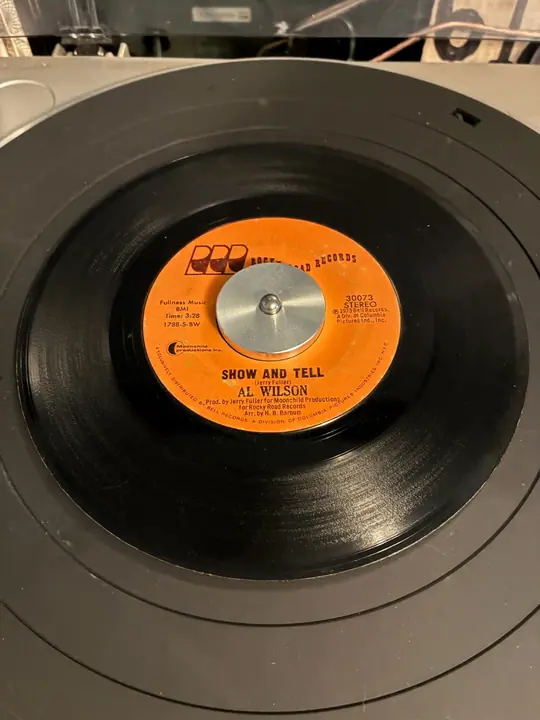 Al Wilson – Show And Tell record sleeve