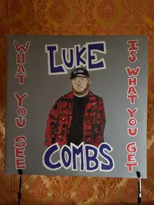 Luke Combs – What You See Is What You Get record sleeve