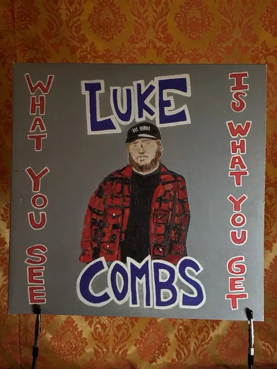 Luke Combs – What You See Is What You Get record sleeve