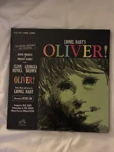 Various – Oliver ! Original Broadway Cast record sleeve