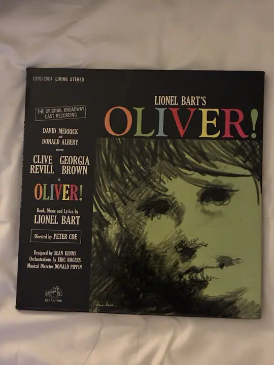 Various – Oliver ! Original Broadway Cast record sleeve