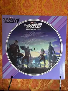 Guardians Of The Galaxy – Guardians of the Galaxy Awesome Mix Vol 1 Picture Disc Vinyl LP record sleeve