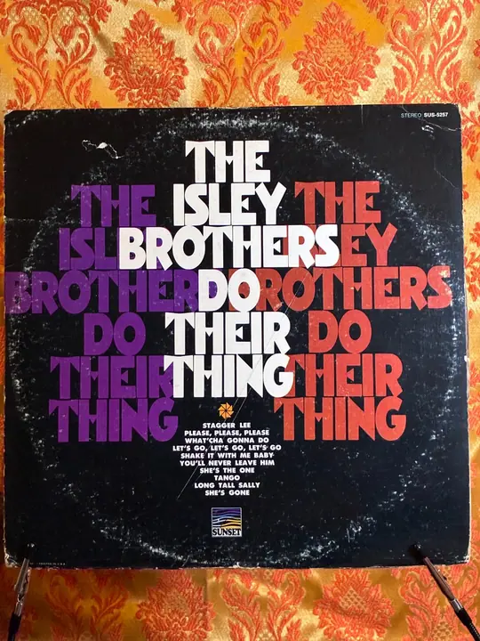 The Isley Brothers – The Isley Brothers Do Their Thing record sleeve