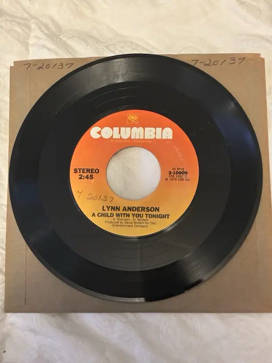 Lynn Anderson – Isn’t It Always Love /A Child With You Tonight record sleeve