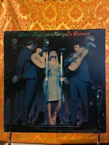 Peter Paul & Mary – Peter Paul & Mary In Concert record sleeve