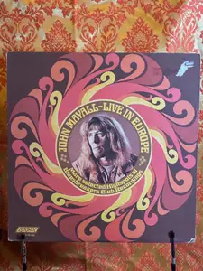 John Mayall – John Mayall Live In Europe record sleeve