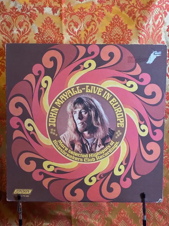 John Mayall – John Mayall Live In Europe record sleeve