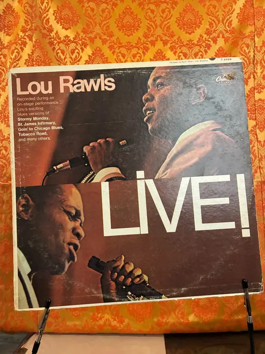 Lou Rawls – Lou Rawls Live! record sleeve