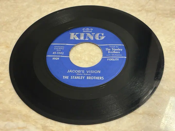 Stanley Brothers – Jacob’s Vision/ Thy Burdens Are Greater Than Mine record sleeve
